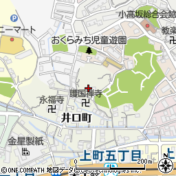 高知県高知市井口町152周辺の地図