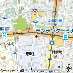 ＪＴＢ　高知支店・団体旅行周辺の地図