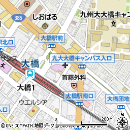 福岡南司法書士事務所周辺の地図