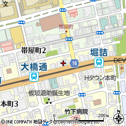 幡多信用金庫高知支店周辺の地図