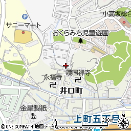 高知県高知市平和町1-6周辺の地図