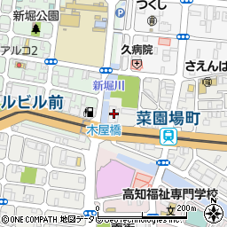 四国銀行木屋橋支店周辺の地図