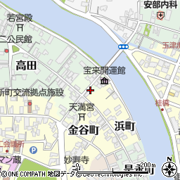 大分県豊後高田市中央通周辺の地図
