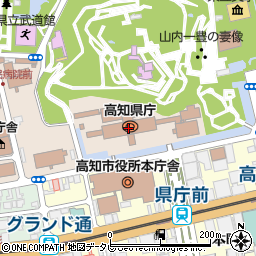 高知県周辺の地図