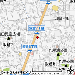 セブンイレブン福岡飯倉６丁目店周辺の地図