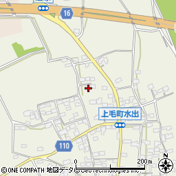 福岡県築上郡上毛町上唐原1943周辺の地図