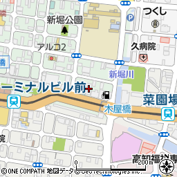 高知銀行東支店周辺の地図