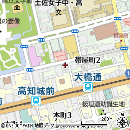 四国銀行中央支店 ＡＴＭ周辺の地図
