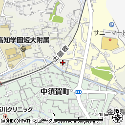 高知新聞山本販売所周辺の地図