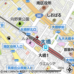 カラオケバンバン BanBan 大橋駅東口店周辺の地図