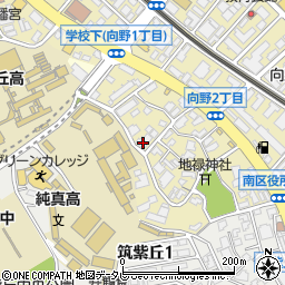 新栄アンピール筑紫ヶ丘周辺の地図