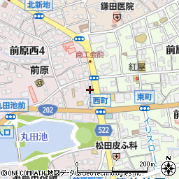 株式会社千鳥饅頭総本舗　前原店周辺の地図