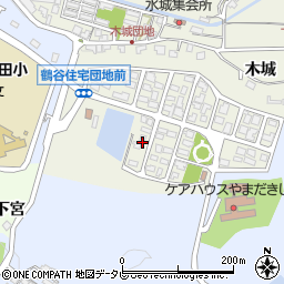 福岡県嘉麻市木城528-39周辺の地図