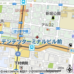 ミネヤ洋装店周辺の地図