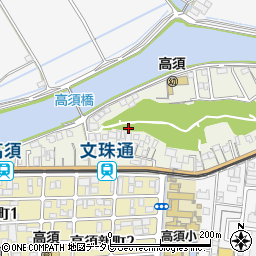 高知県高知市高須本町周辺の地図