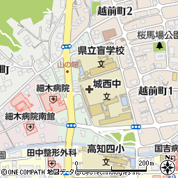 高知県高知市大膳町周辺の地図