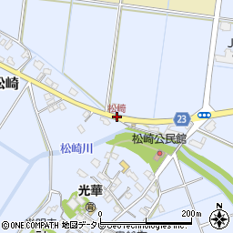 松崎周辺の地図