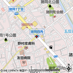 諸岡２周辺の地図