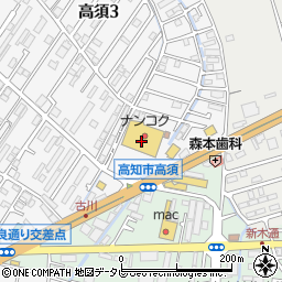 ナンコクスーパー　高須店周辺の地図