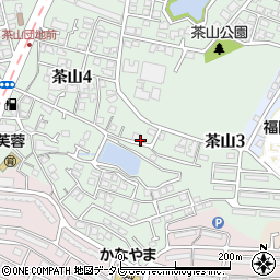 茶山鍼灸院周辺の地図