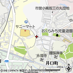 高知県高知市平和町84-2周辺の地図