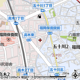 福岡県宅地建物取引業協会南部支部周辺の地図