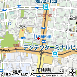 喫茶デポー 京町店周辺の地図
