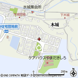 福岡県嘉麻市木城528-33周辺の地図