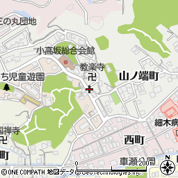 沖ノ坂緑地周辺の地図