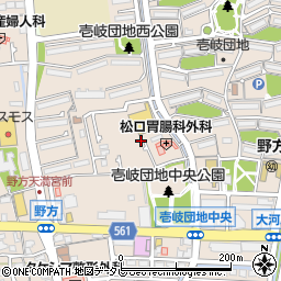 辻山習字教室周辺の地図