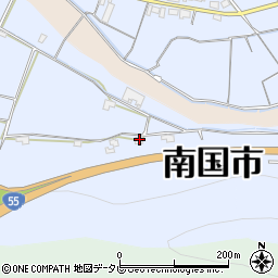 高知県南国市伊達野307周辺の地図