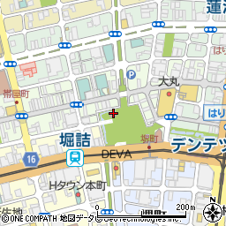 高知警察署高知街交番周辺の地図
