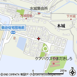 福岡県嘉麻市木城528-30周辺の地図