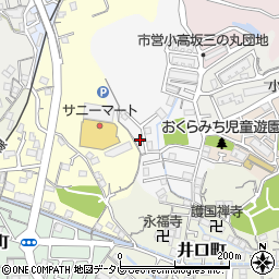 高知県高知市平和町84周辺の地図