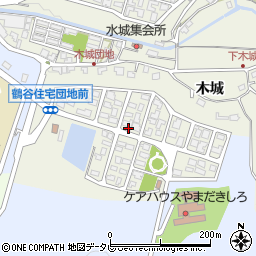 福岡県嘉麻市木城528-24周辺の地図
