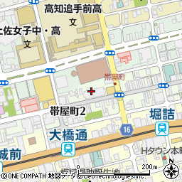 四国管財株式会社　帯屋町チェントロ（ｃｅｎｔｒｏ）管理人室周辺の地図