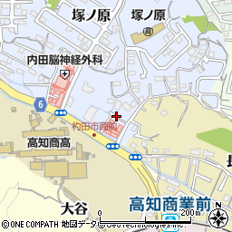 高知県高知市塚ノ原5周辺の地図
