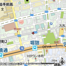 鬼てんぐぅ 高知店周辺の地図
