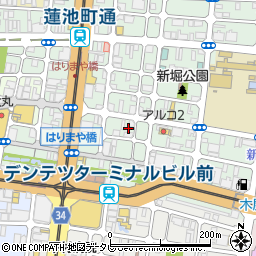 池川生花店周辺の地図