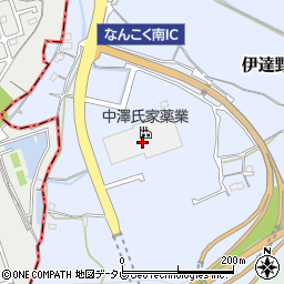 中澤氏家薬業周辺の地図