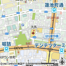 プルメリアラクーン 高知大丸店周辺の地図