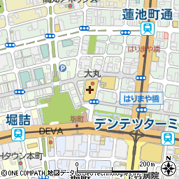 株式会社池田生花店　大丸店周辺の地図