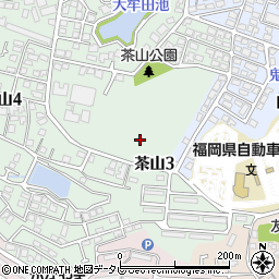 茶山住宅周辺の地図