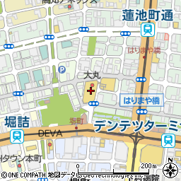 生活の木高知大丸店周辺の地図
