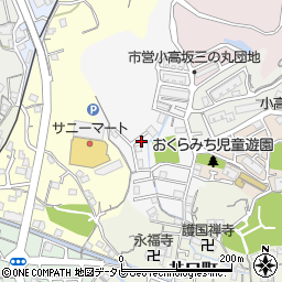 高知県高知市平和町84-22周辺の地図