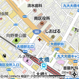 ベスト電器大橋店周辺の地図