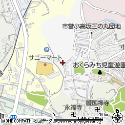 高知県高知市平和町84-30周辺の地図