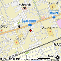 西日本新聞社　糸島支局周辺の地図