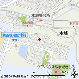 福岡県嘉麻市木城528-22周辺の地図