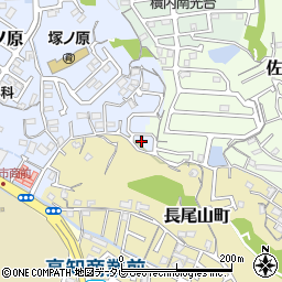 高知県高知市塚ノ原165周辺の地図